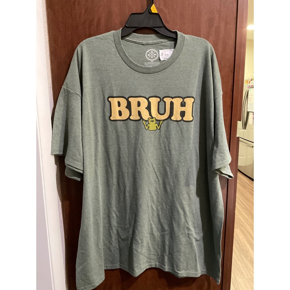Humor Men's Bruh Fro Graphic Tee size 3XL (C-041)